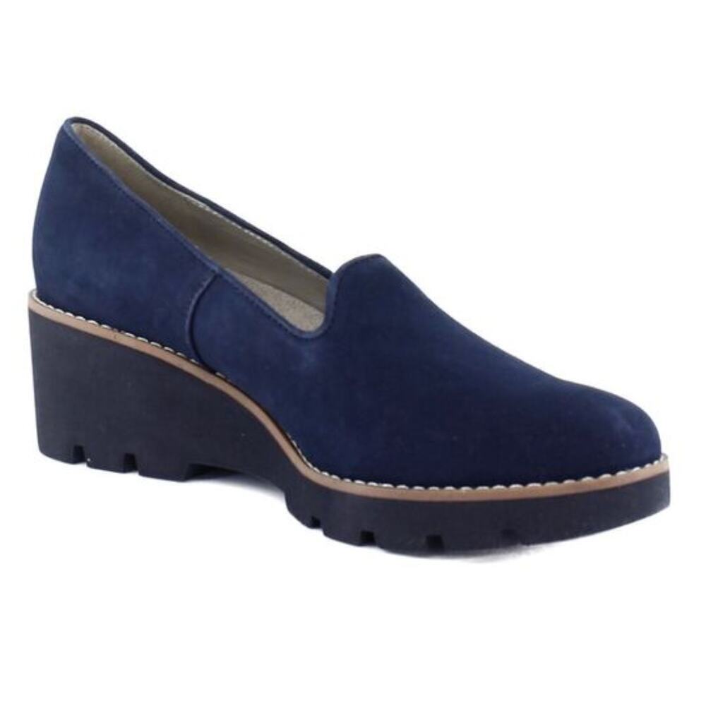 Vionic Willa Wedge Sandals – Navy Suede